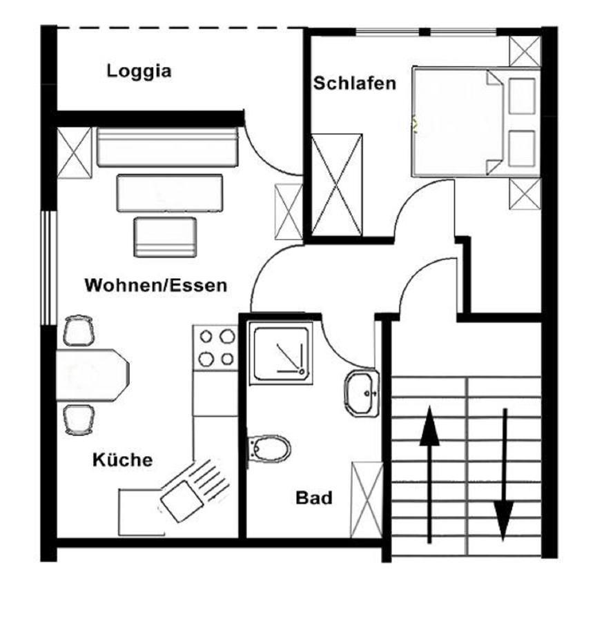 Ferienwohnung Haus Staffelbergblick Бад-Штаффельштайн Экстерьер фото